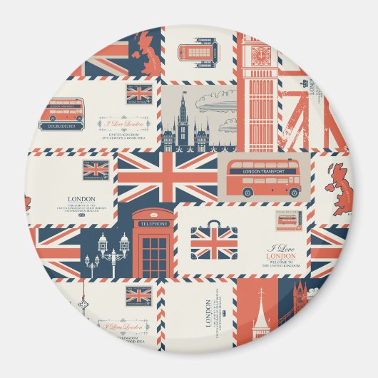 London Post Magnet (Vorne)