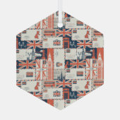 London Post Ornament Aus Glas (Rückseite)