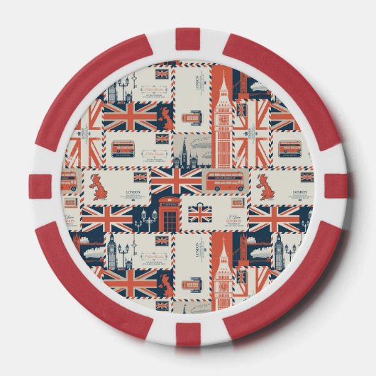 London Post Poker Chips (Vorderseite)