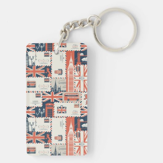 London Post Schlüsselanhänger (Rückseite)