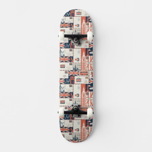 London Post Skateboard (Vorderseite)