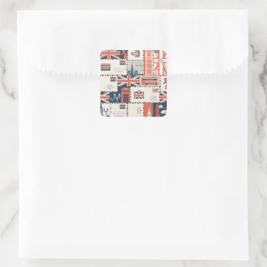 London Post Stickers (Tasche)