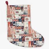 London Post Strumpf Großer Weihnachtsstrumpf (Vorderseite)