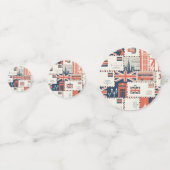 London Post Table Confetti Konfetti (Vorderseiten)