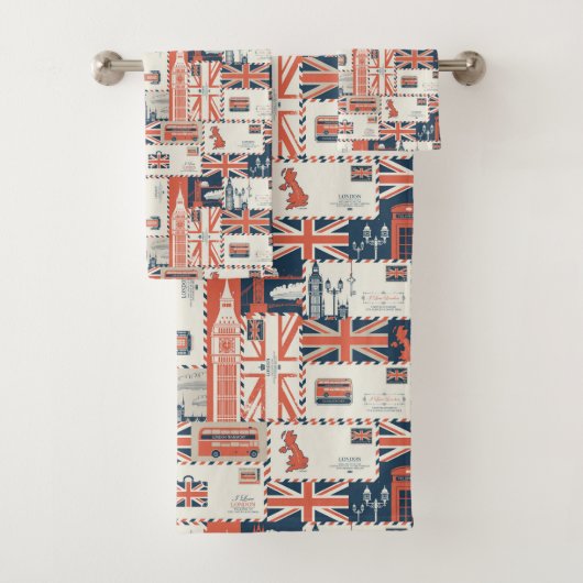 London Post Towel Set (Insitu)