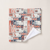 London Post Towel Set (Waschlappen)