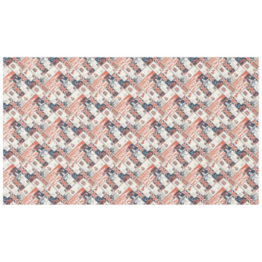 London Postal Tablecloth Tischdecke (Vorderseite (Horizontal))