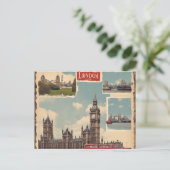 London Postcard (3) Postkarte (Stehend Vorderseite)