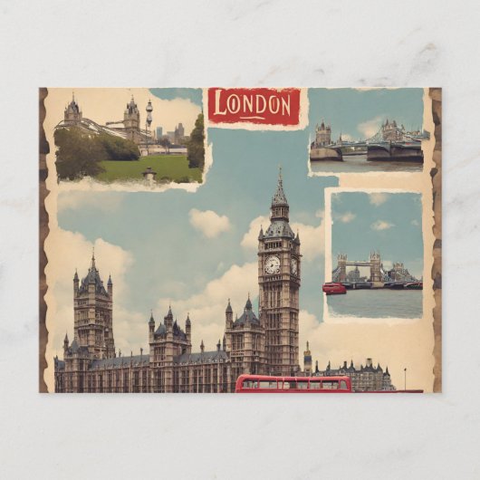 London Postcard (3) Postkarte (Vorderseite)