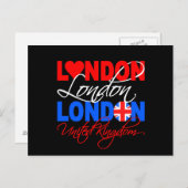 London Postcard - anpassen! Postkarte (Vorne/Hinten)