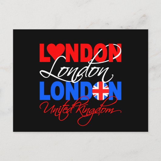 London Postcard - anpassen! Postkarte (Vorderseite)