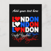 London Postcard - anpassen! Postkarte (Vorderseite)