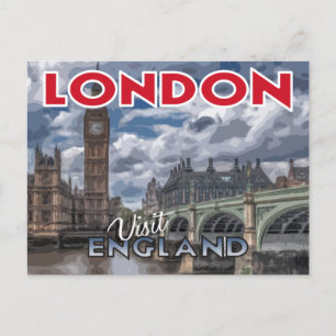 London, Postcard von Serie Visit... Postkarte