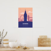 London Poster (Küche)