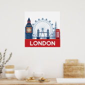 London Poster (Küche)