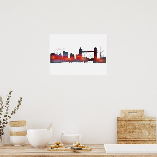 London Poster (Küche)