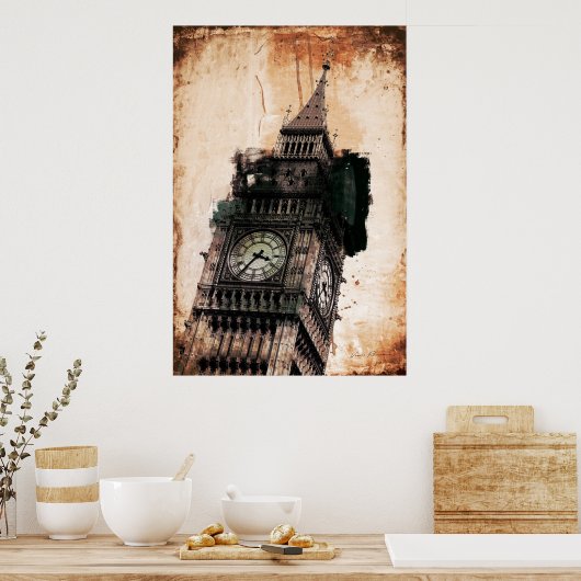 London Poster (Küche)