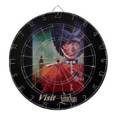 London Poster Dart Board Dartscheibe (vorne)