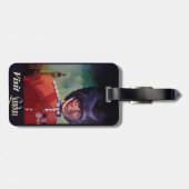 London Poster Luggage Tag Gepäckanhänger (Rückseite horizontal)