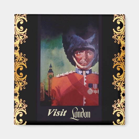 London Poster Magnet (Vorne)
