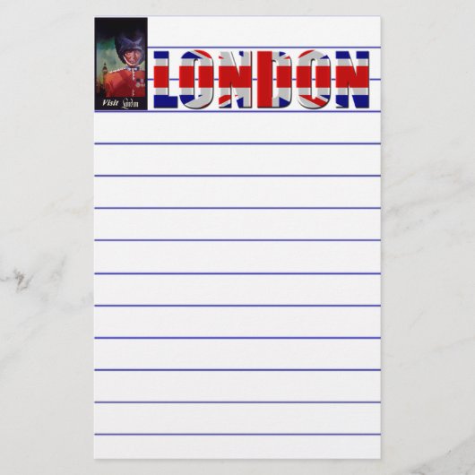 London Poster Stationery Briefpapier (Vorderseite)