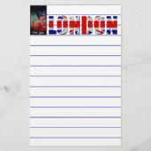 London Poster Stationery Briefpapier (Rückseite)