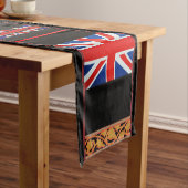 London Poster Table Runner Kurzer Tischläufer (Beispiel)
