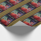 London Poster Wrapping Paper Geschenkpapier (Ecke)