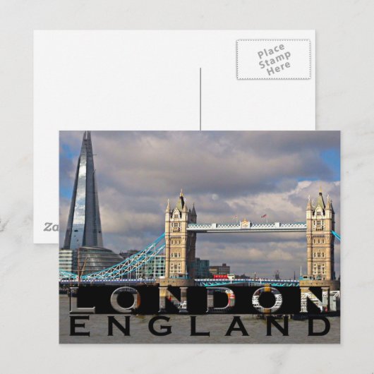 London Postkarte (Vorne/Hinten)