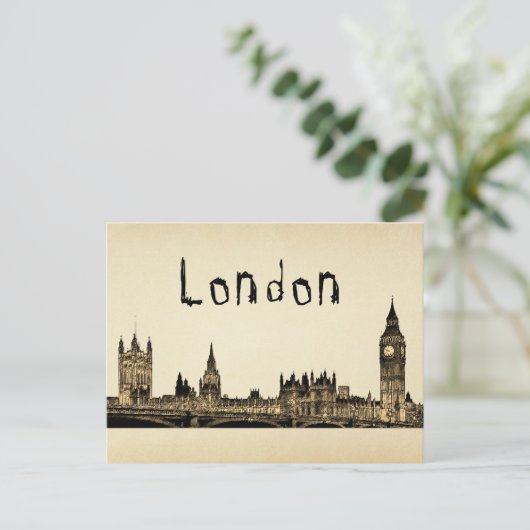London Postkarte (Stehend Vorderseite)
