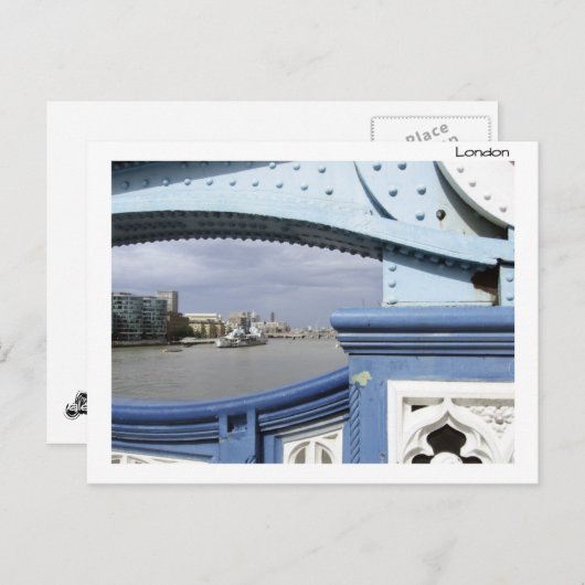 London Postkarte (Vorne/Hinten)