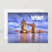 London Postkarte (Vorne/Hinten)