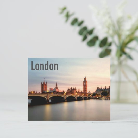 London Postkarte (Stehend Vorderseite)