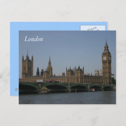 London Postkarte (Vorne/Hinten)