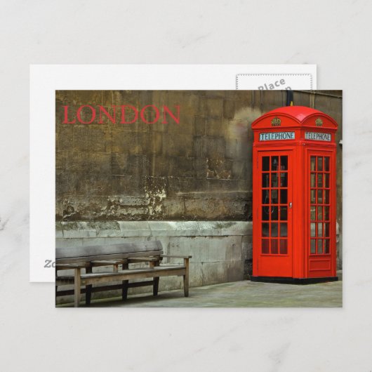 London Postkarte (Vorne/Hinten)