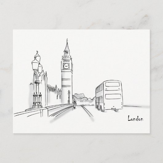London Postkarte (Vorderseite)