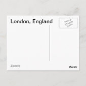 London Postkarte (Rückseite)
