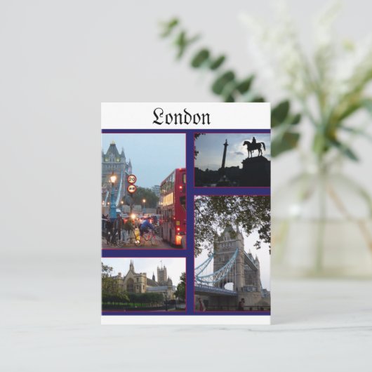 London Postkarte (Stehend Vorderseite)
