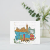 London Postkarte (Stehend Vorderseite)