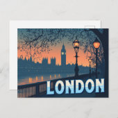 London Postkarte (Vorne/Hinten)