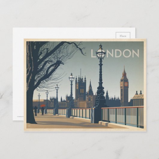 London Postkarte (Vorne/Hinten)