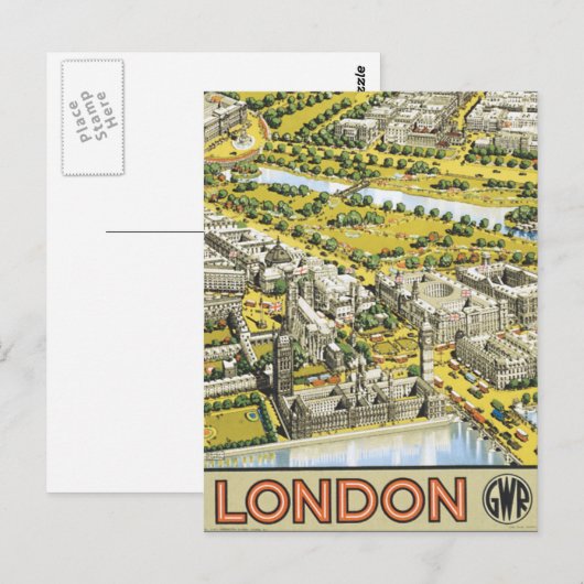 London Postkarte (Vorne/Hinten)