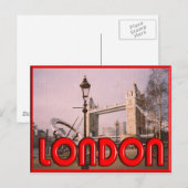 London Postkarte (Vorne/Hinten)