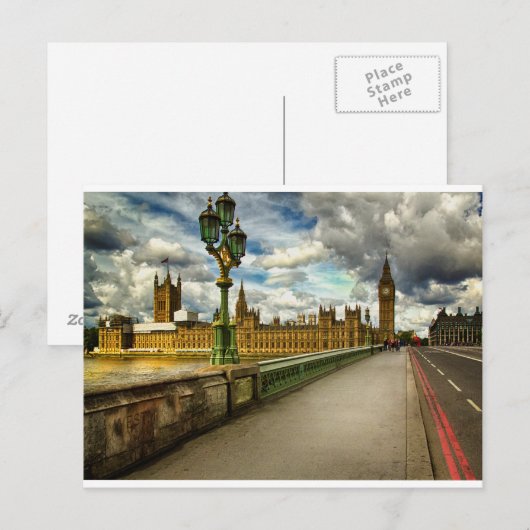London Postkarte (Vorne/Hinten)