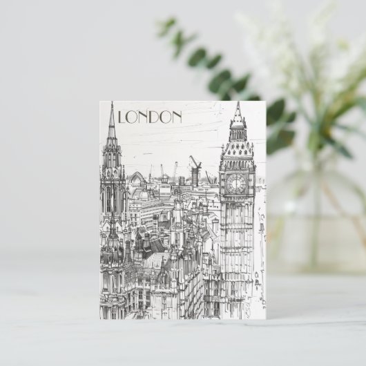 London Postkarte (Stehend Vorderseite)