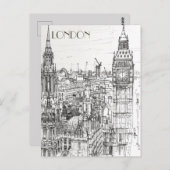 London Postkarte (Vorne/Hinten)