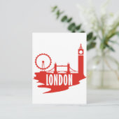 London Postkarte (Stehend Vorderseite)