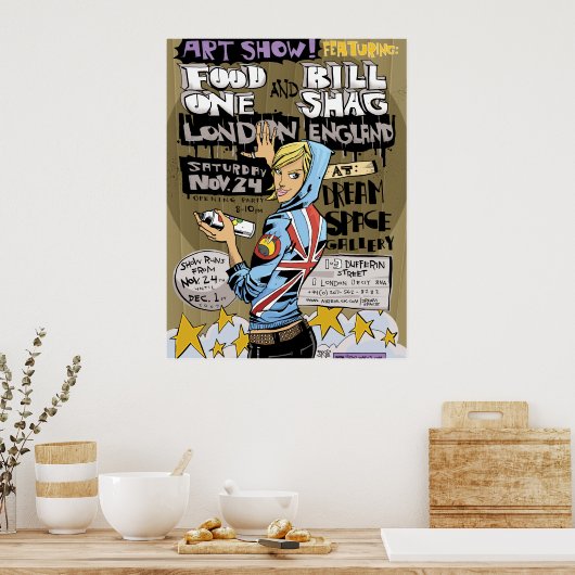 London Print/Poster Poster (Küche)