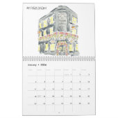 London Pubs Watercolor Kalender (Jan 2026)