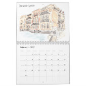 London Pubs Watercolor Kalender (Feb 2027)